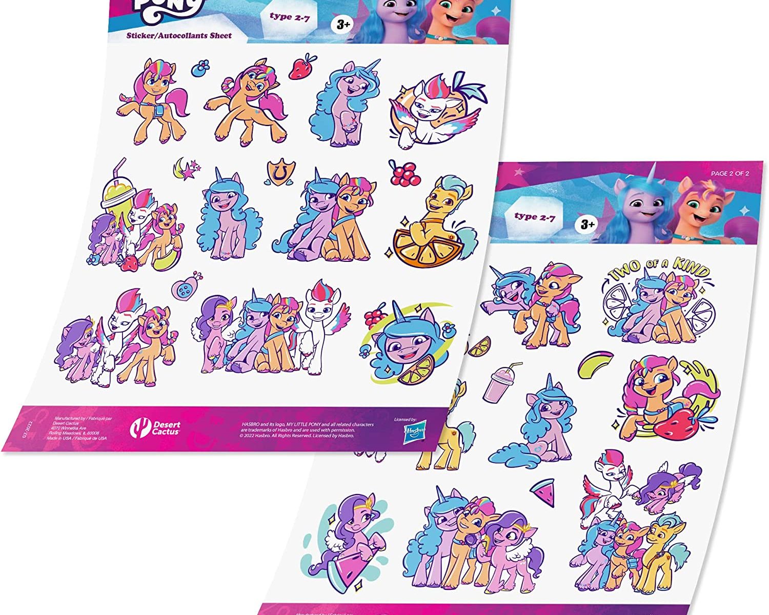 MLP: ANG Vinyl Decal Laptop & Scrapbook Sticker Decorations Set 1