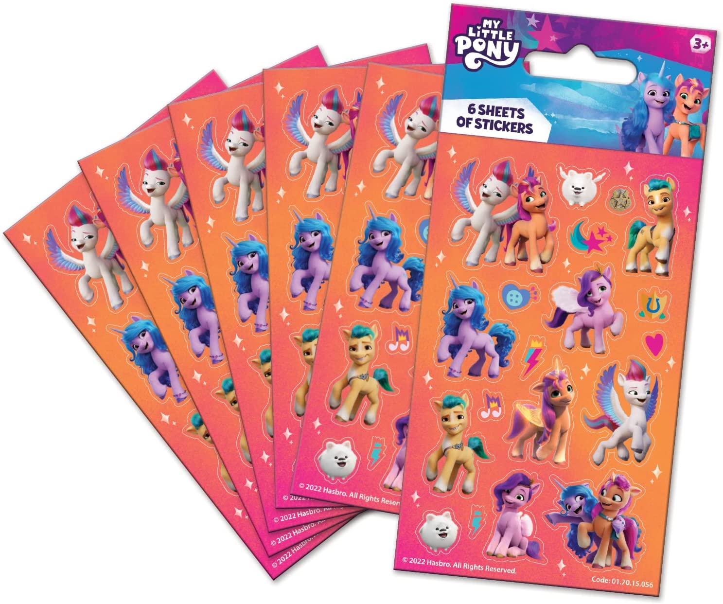 MLP: ANG Character Stickers (6 Sheets) Set 3