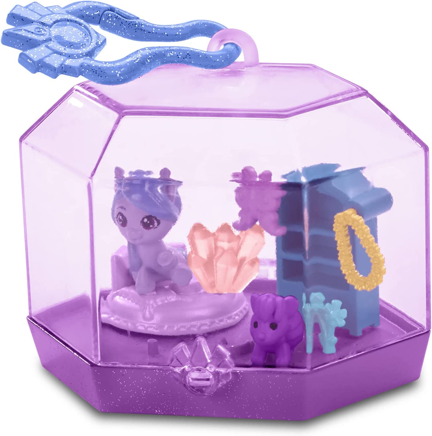 MLP: ANG Mini World Izzy Moonbow Magic Crystal Keychain Portable Play Set 4