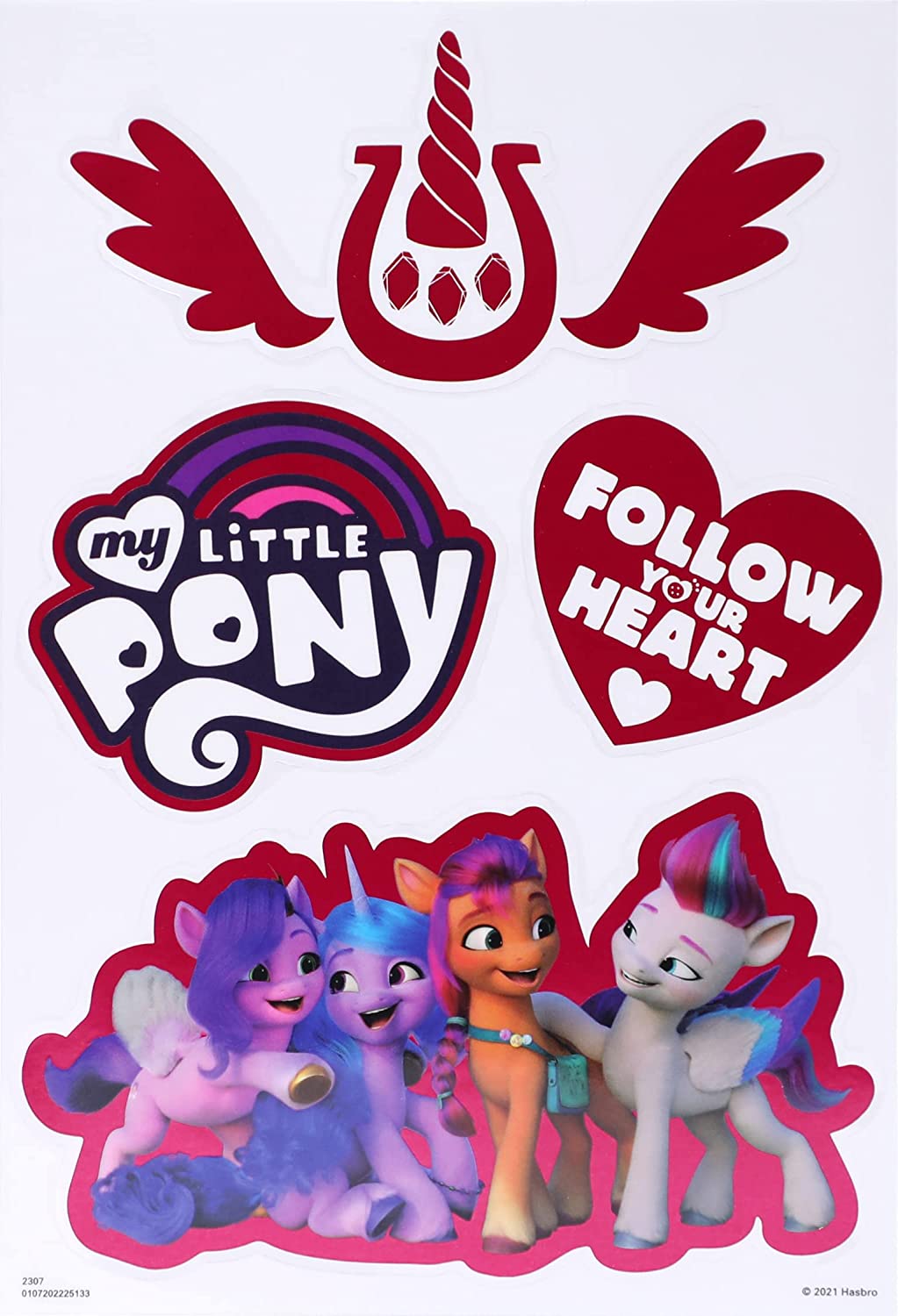 MLP: ANG Movie Device Decals with Foil Sticker 11-Pack 3