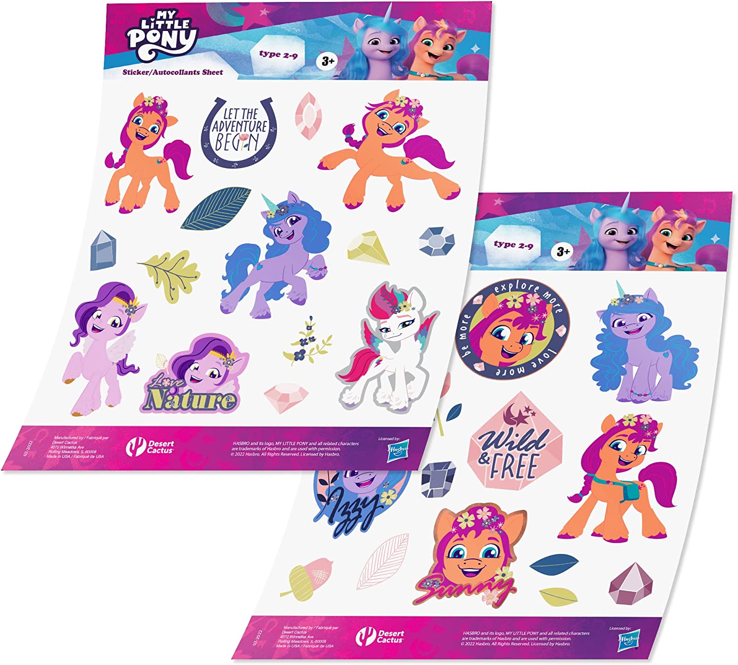 MLP: MYM Character Vinyl Decal Premium Stickers Set 1