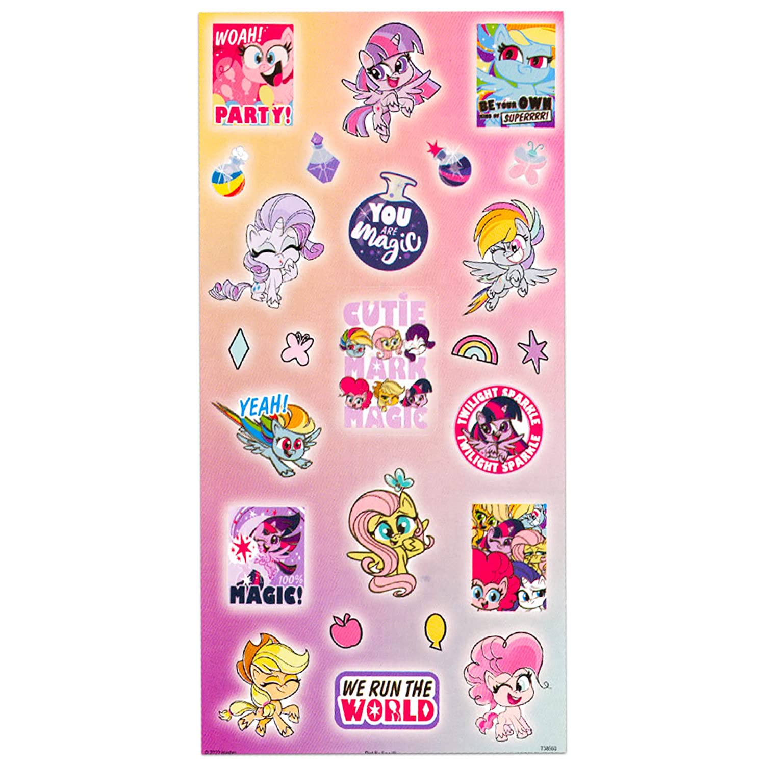 MLP Halloween Face Tattoos Bundle 2