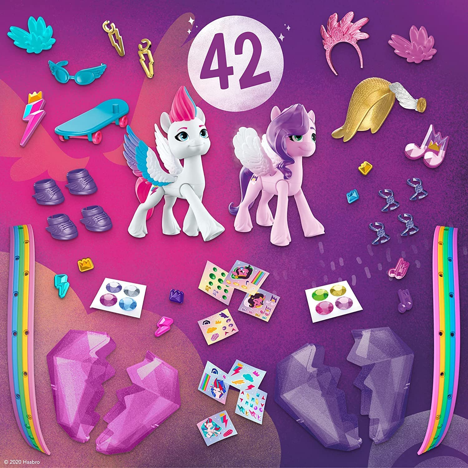 MLP: ANG Princess Petals and Zipp Storm Crystal Adventures Figure 2-Pack 3