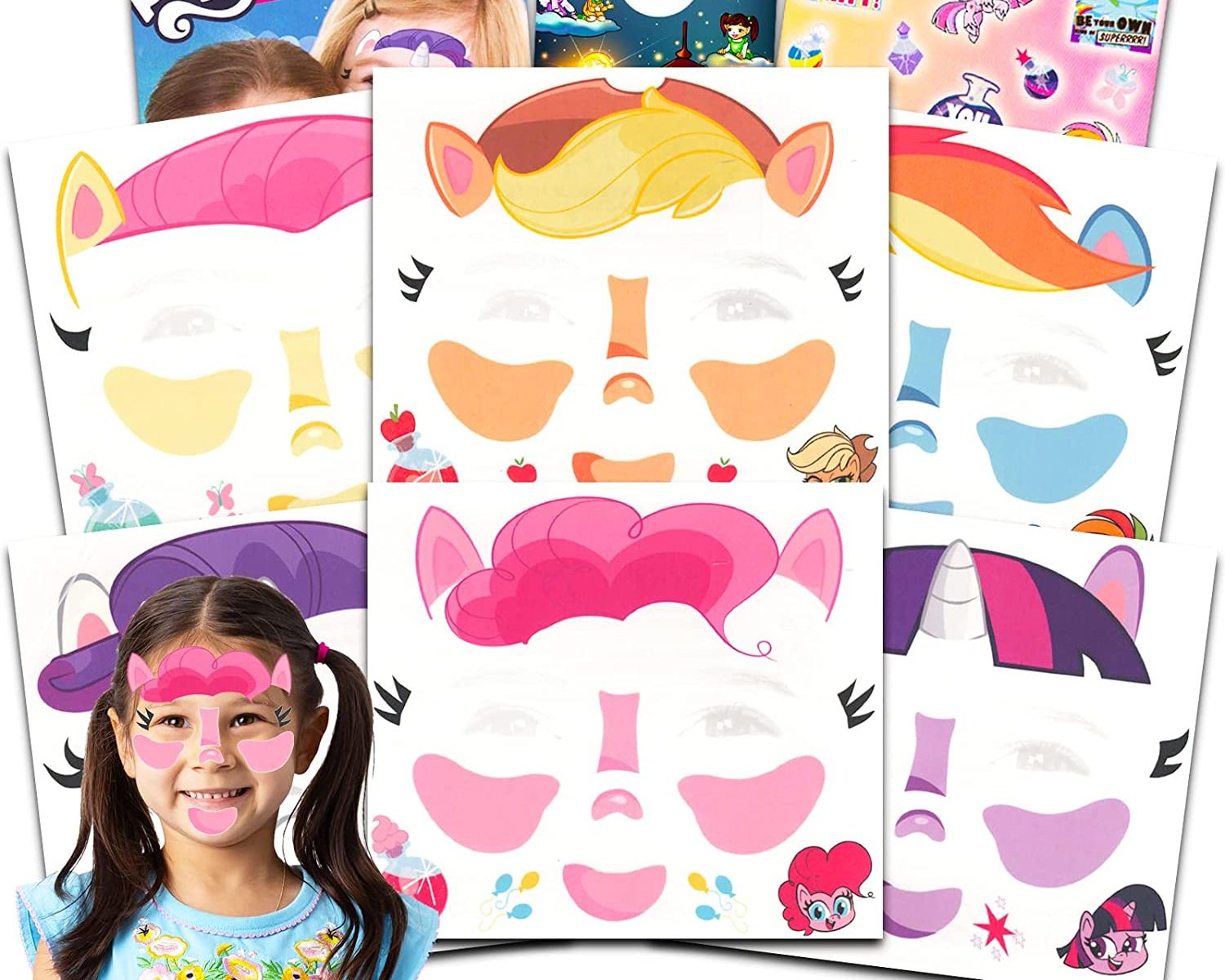 MLP Halloween Face Tattoos Bundle 1