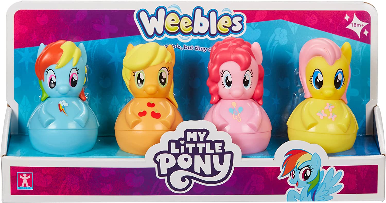MLP Character Weebles Wobble Figure 4-Pack 1
