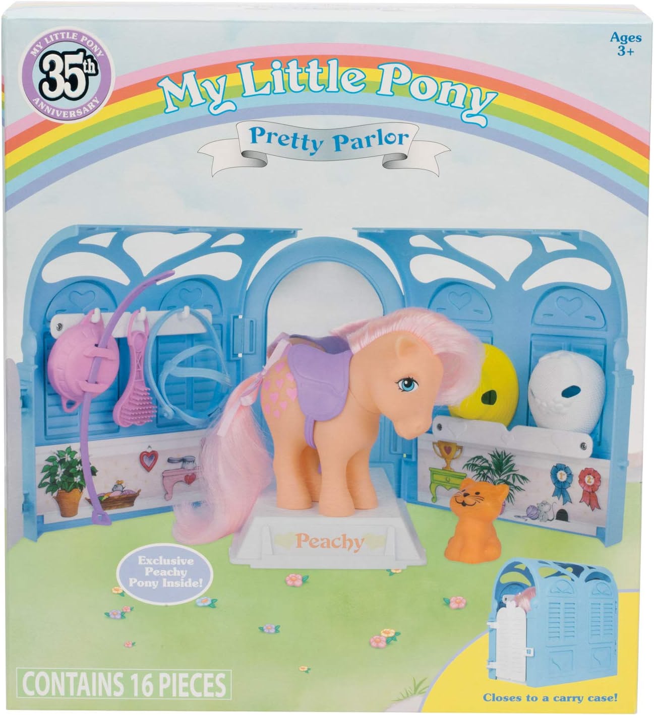 MLP Retro Pretty Parlor Figure Play Set 1