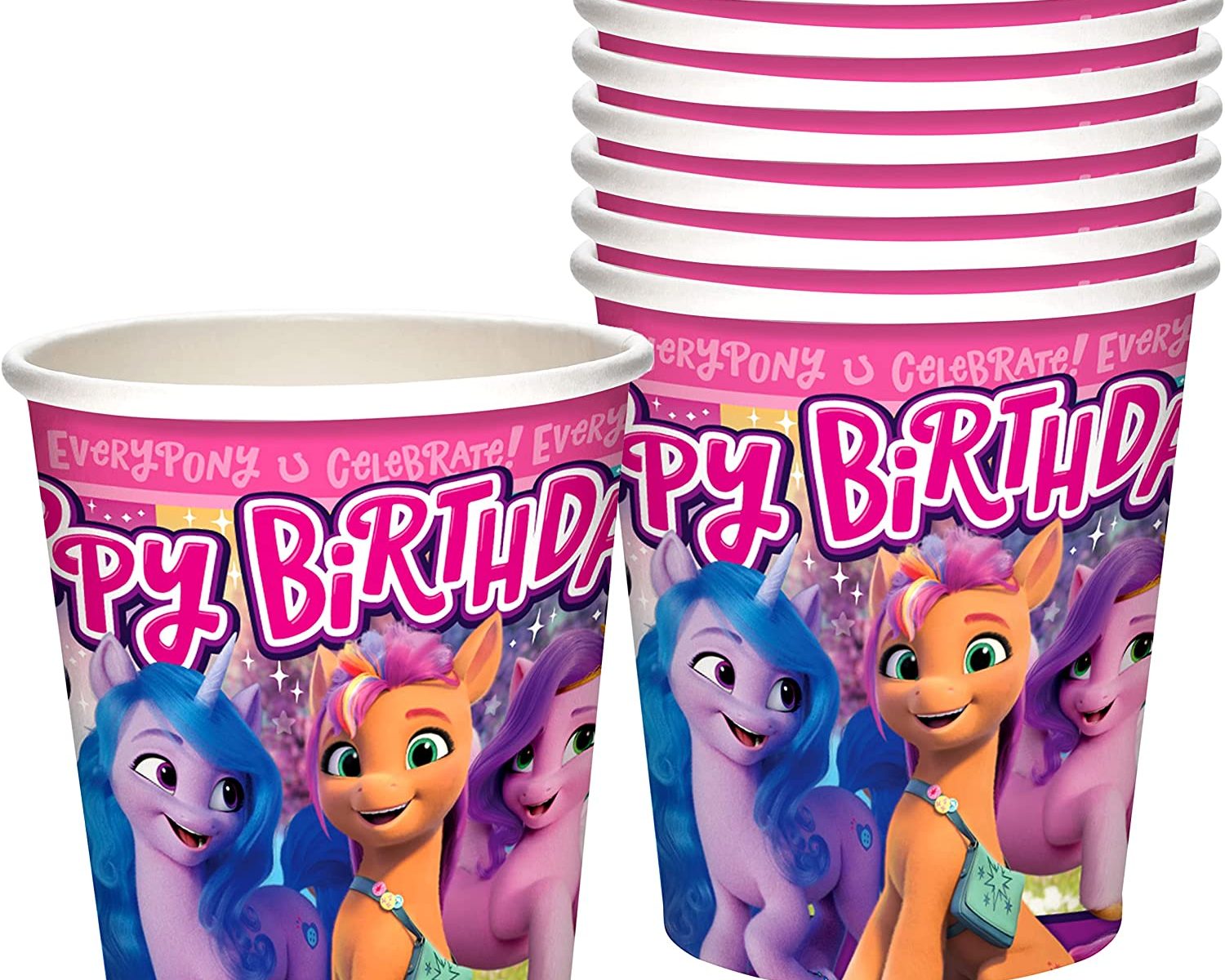 MLP: MYM Birthday Paper Cups 16ct Set