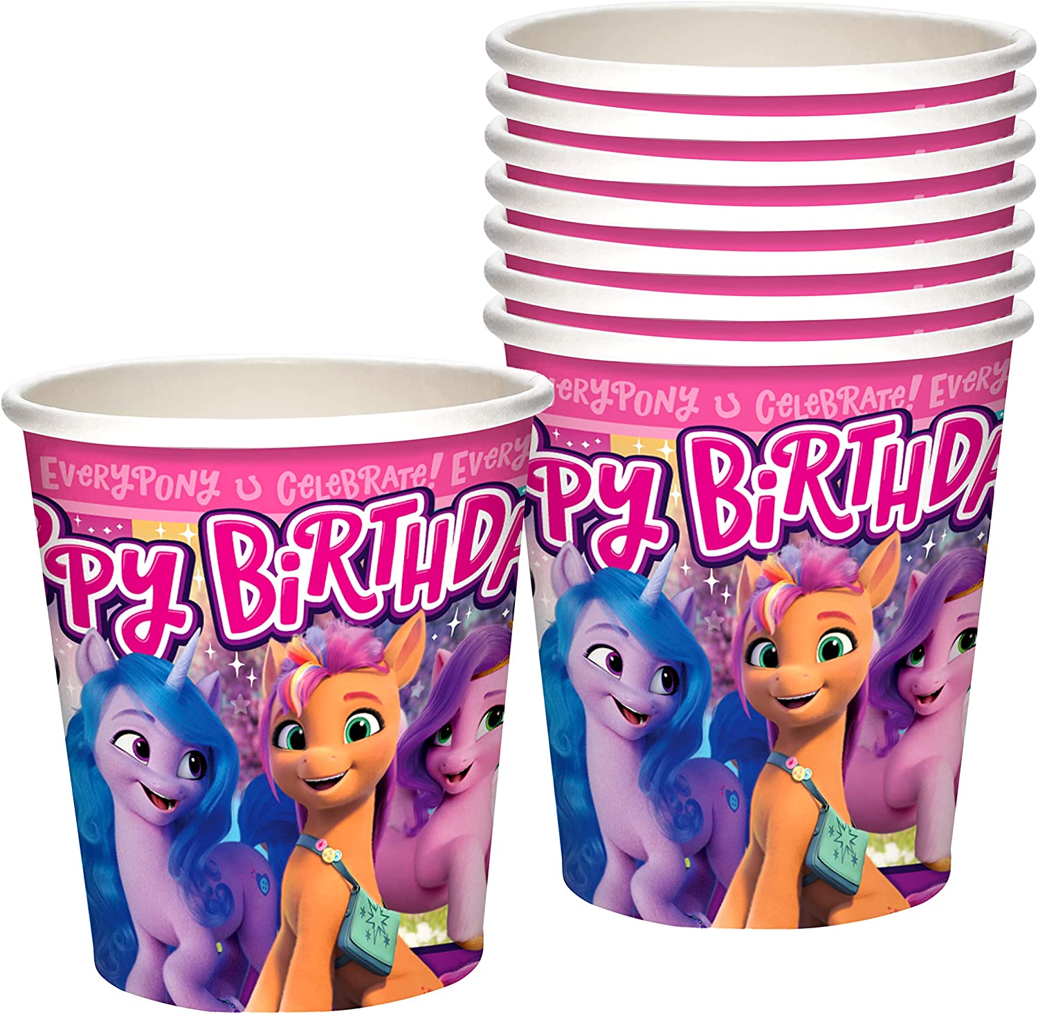 MLP: MYM Birthday Paper Cups 16ct Set