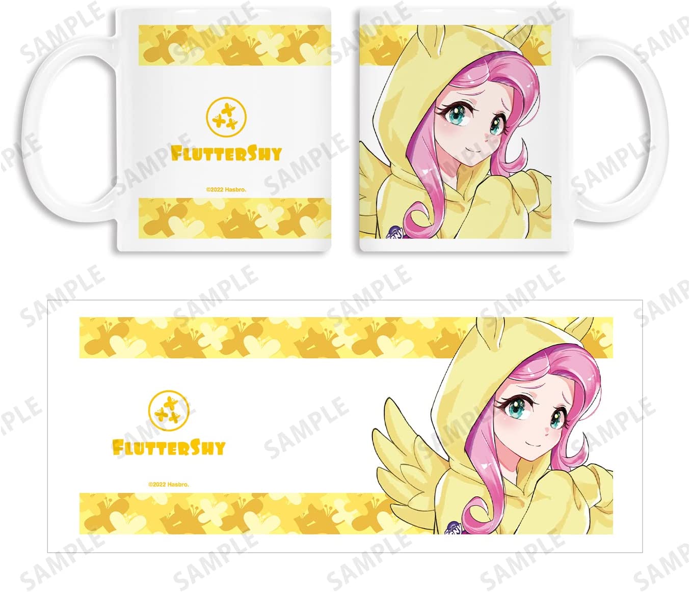 EG Illustration Fluttershy Art Ceramic Mug 3