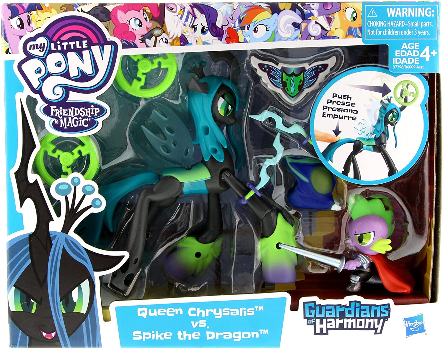 MLP GOH Queen Chrysalis And Spike Figure Set 1