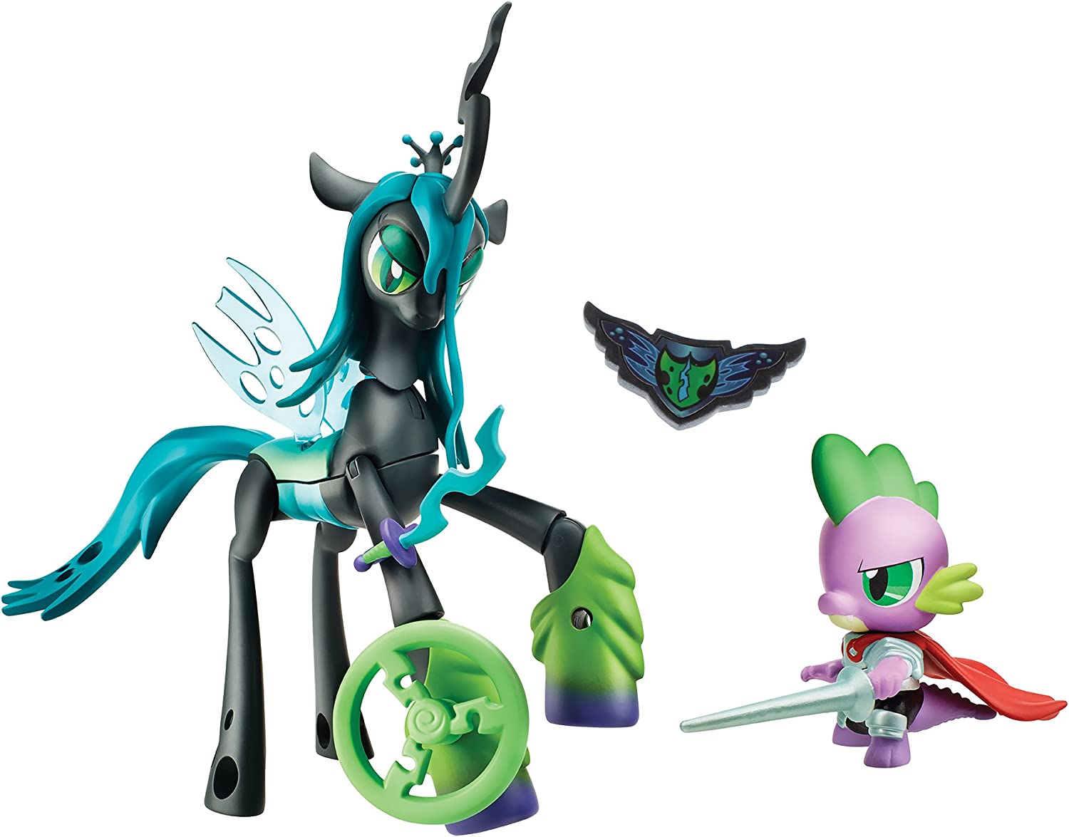 MLP GOH Queen Chrysalis And Spike Figure Set 2