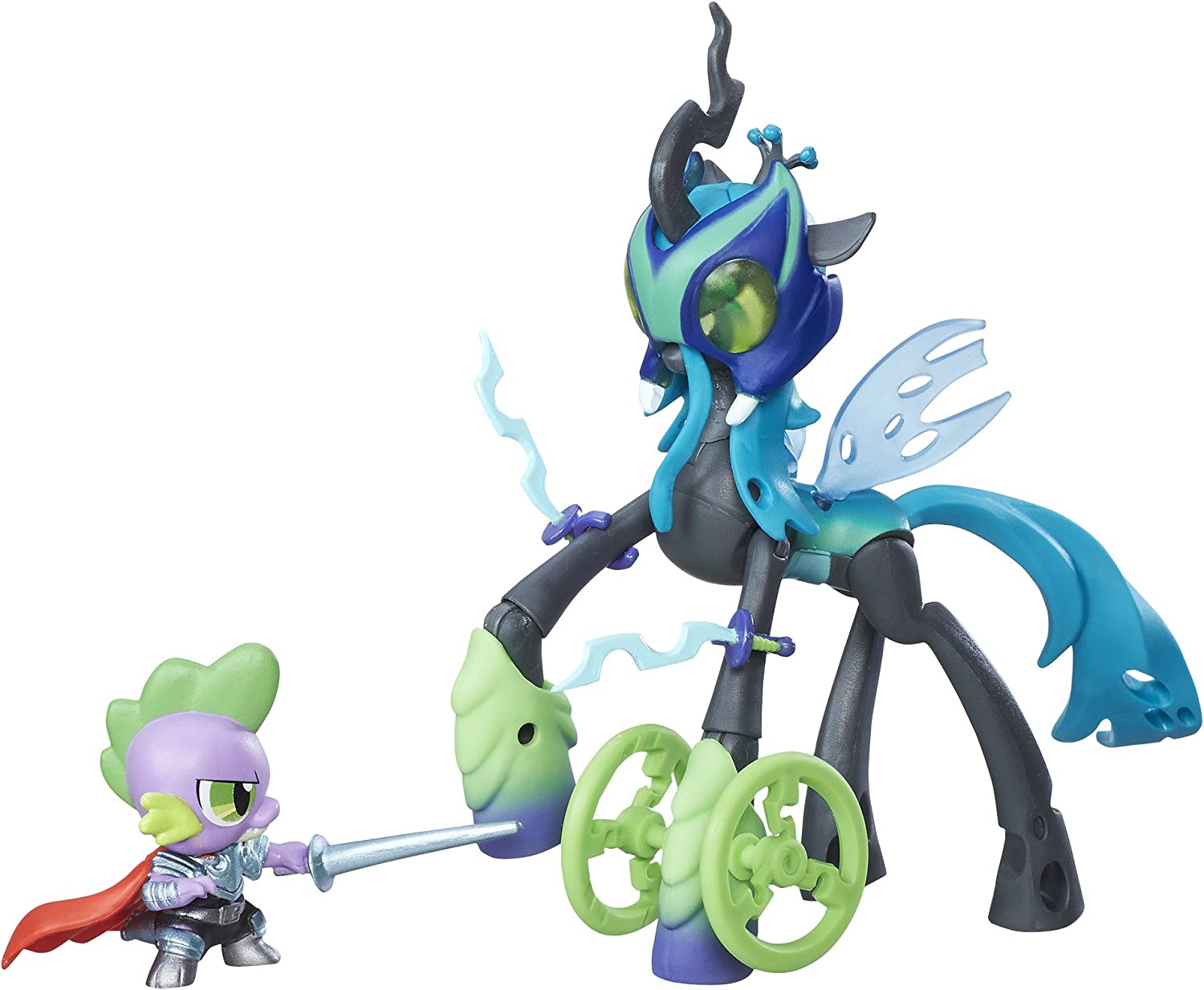 MLP GOH Queen Chrysalis And Spike Figure Set 3