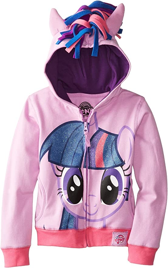 MLP Princess Twilight Sparkle Purple Zip-Up Hoodie 1