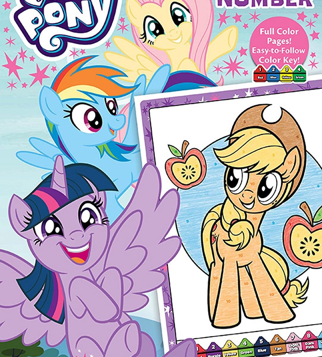 MLP Color by Number Coloring Book