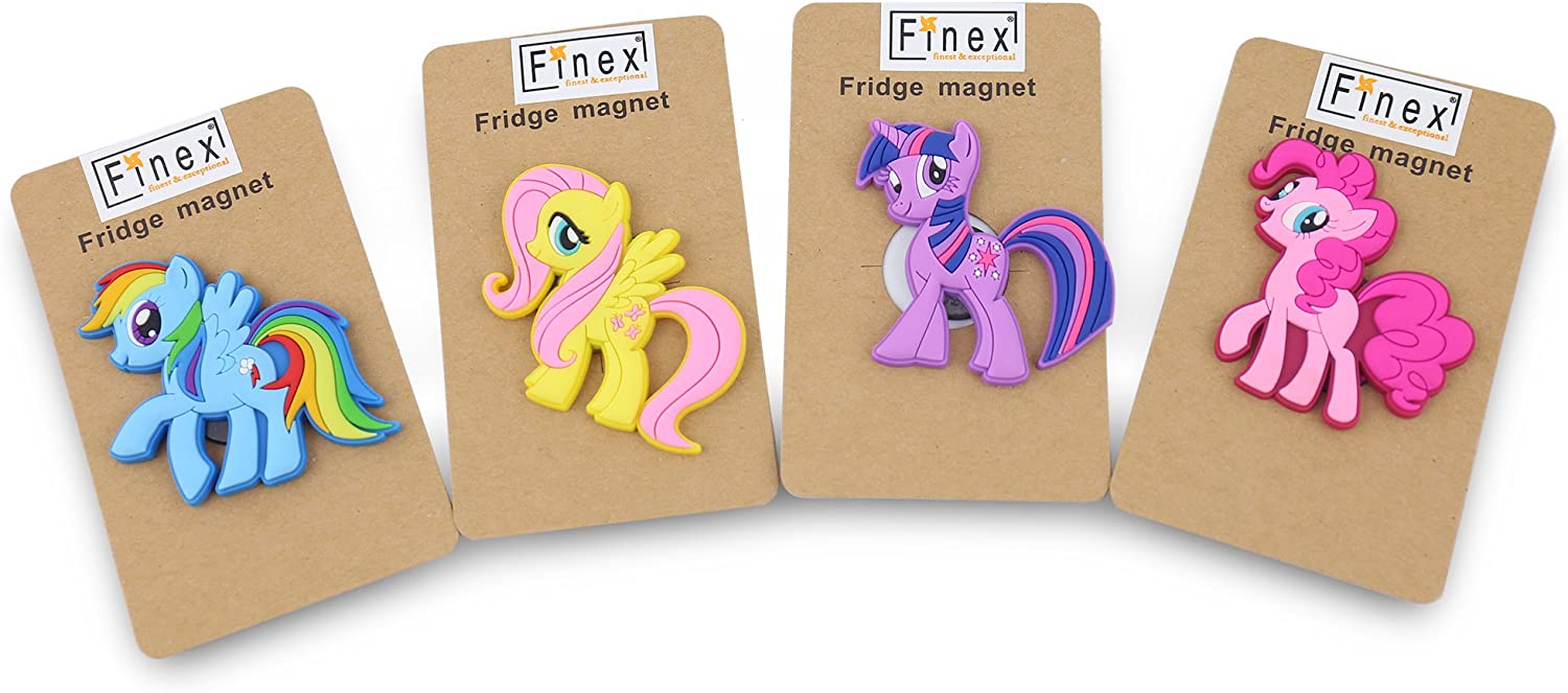 MLP Character Refrigerator Magnets 4-Pack Set 1