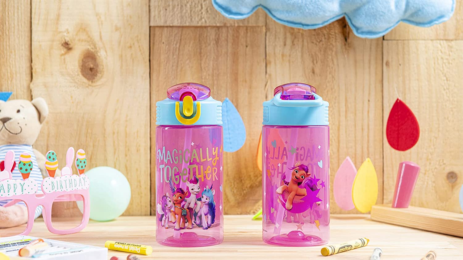 MLP: ANG Durable Plastic Leak-Proof Water Bottle 2-Pack 3