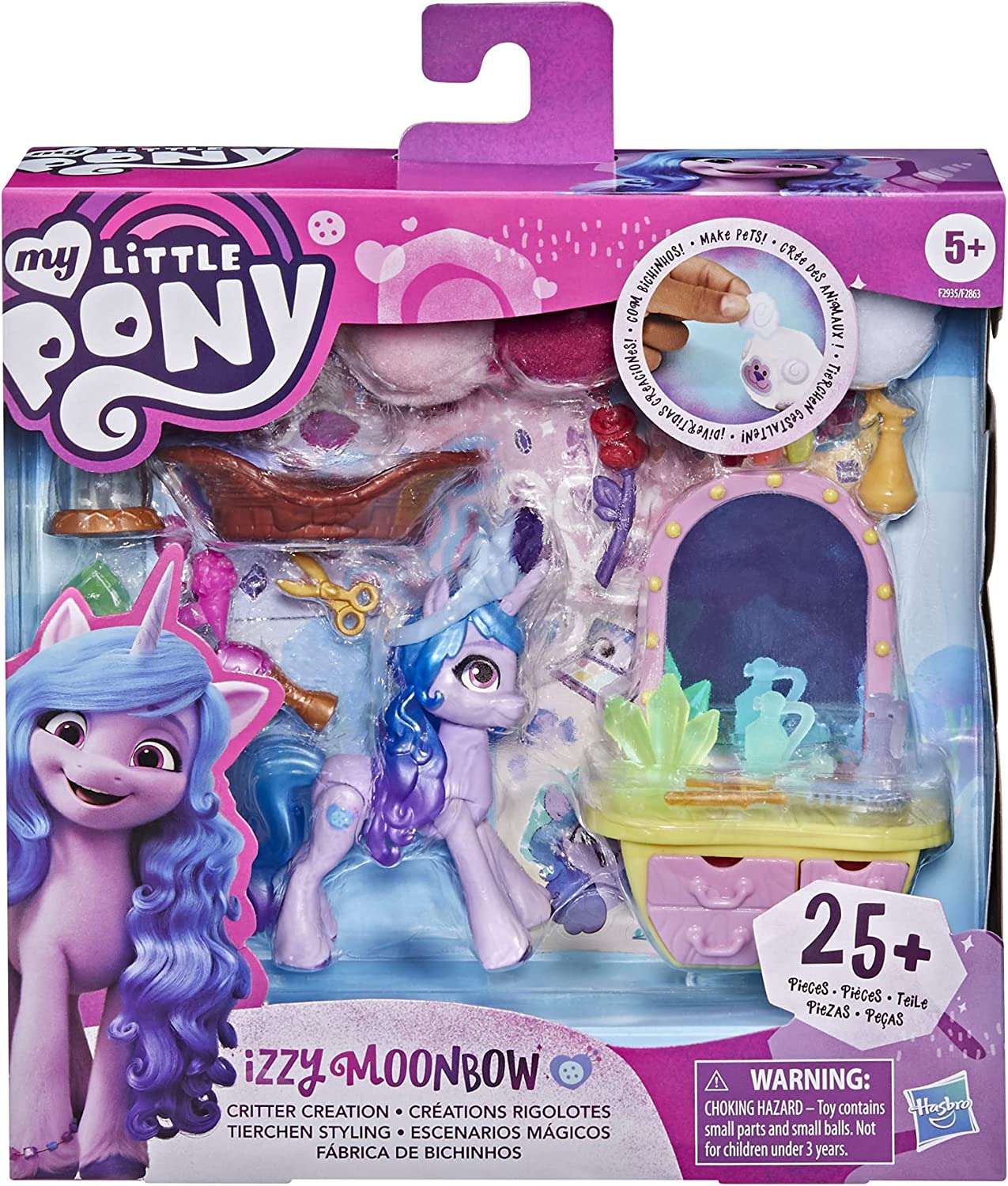 MLP: MYM Izzy Moonbow Critter Creation Figure Set 1