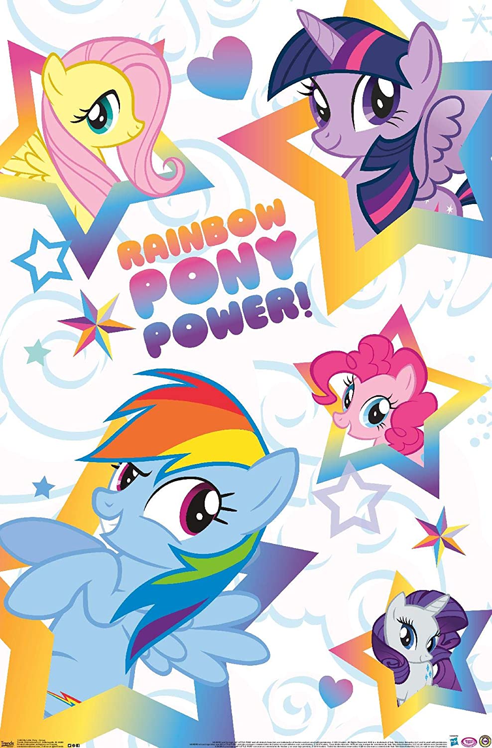 MLP Rainbow Pony Power Group Wall Poster 1