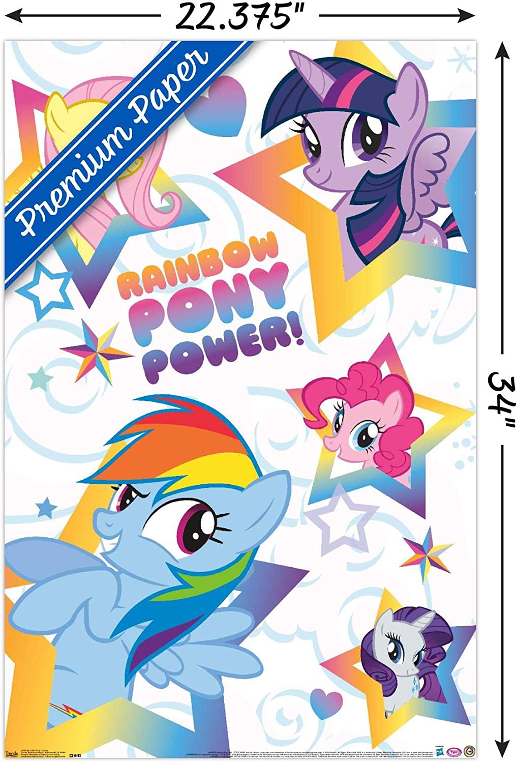 MLP Rainbow Pony Power Group Wall Poster 2