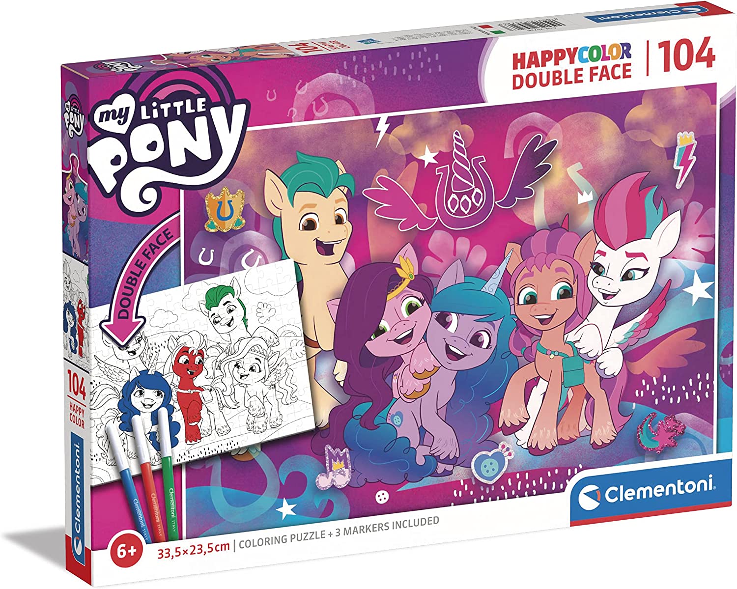 MLP: MYM Happy Double Face Character Coloring Puzzle 1