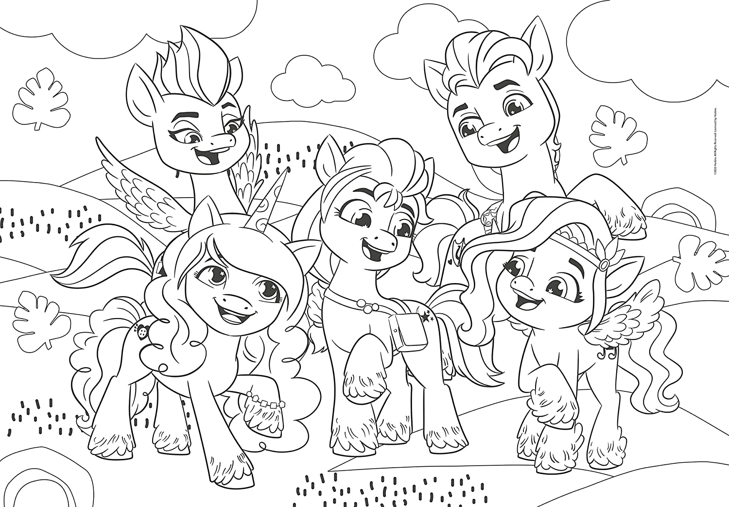 MLP: MYM Happy Double Face Character Coloring Puzzle 2