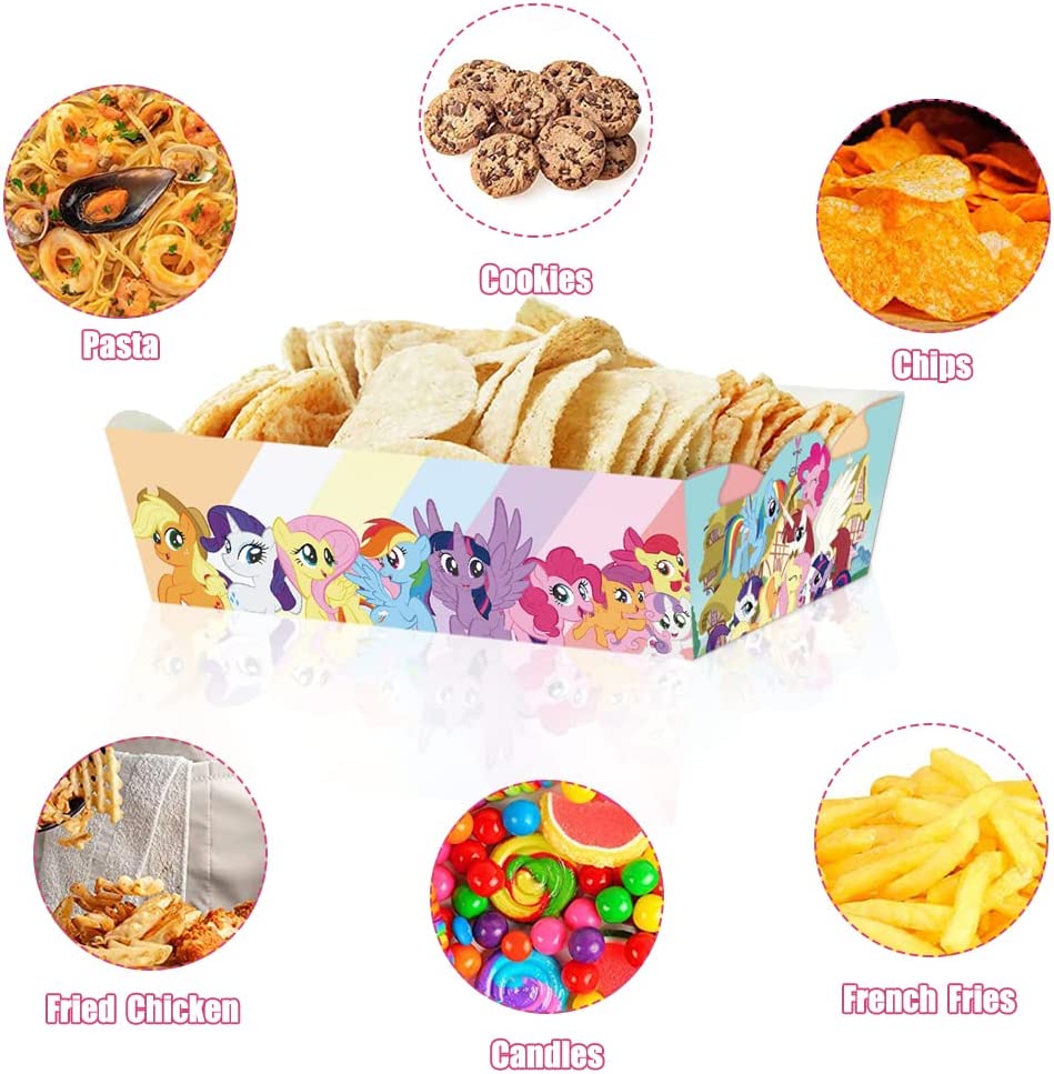 MLP Birthday Party Food Serving Tray 60-Pack 3