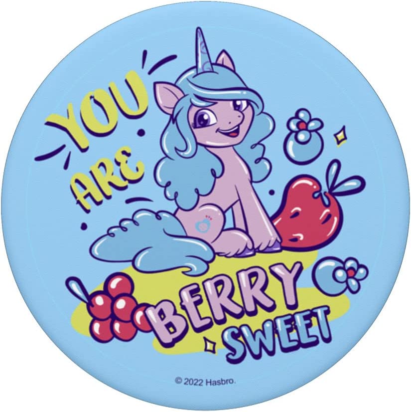 MLP: ANG Izzy Moonbow Berry Sweet Icons V4 Swappable PopGrip 1