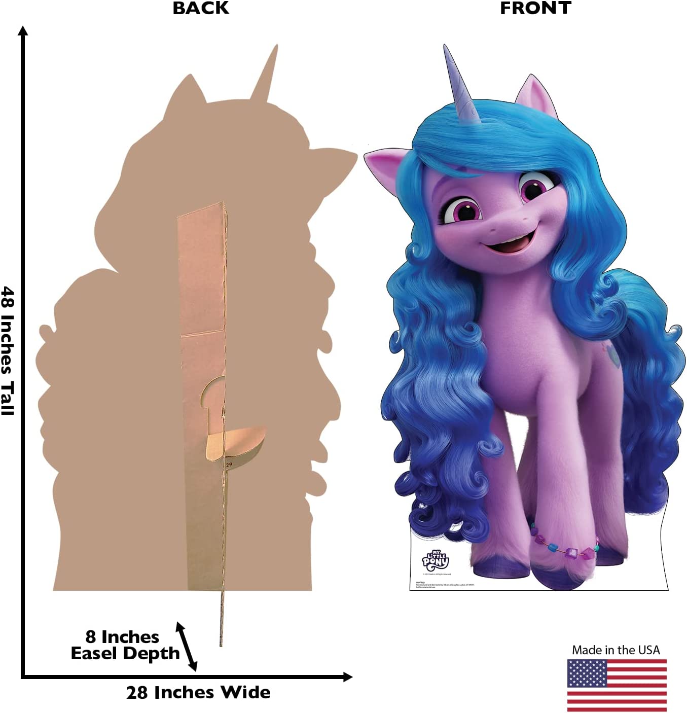 MLP: ANG Izzy Moonbow Life Size Cardboard Cutout Standee 2