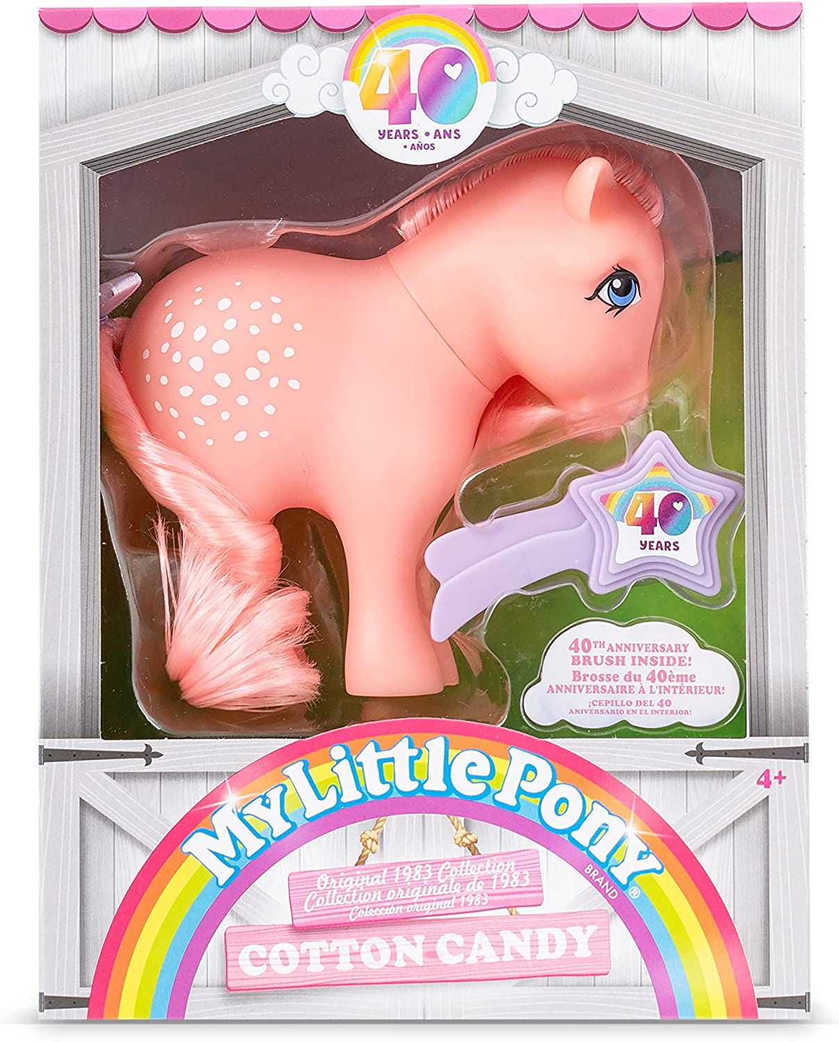 MLP Cotton Candy 40th Anniversary Retro Pony Figure 1