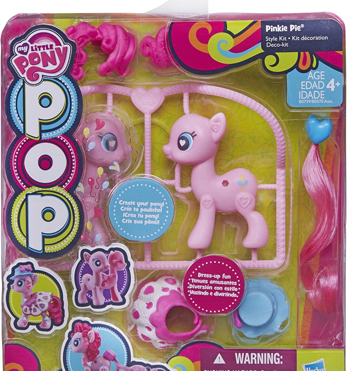 MLP Pinkie Pie Pop Cutie Mark Magic Style Kit 1
