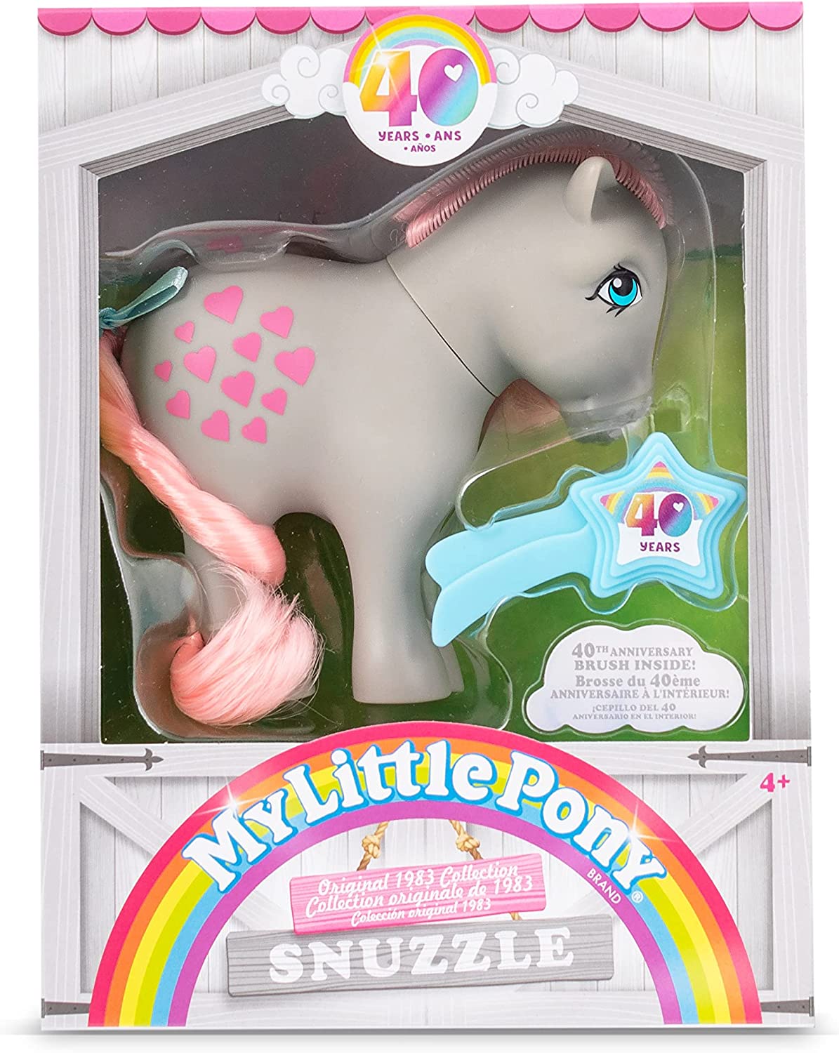 MLP Snuzzle 40th Anniversary Original Pony Figure Doll 1