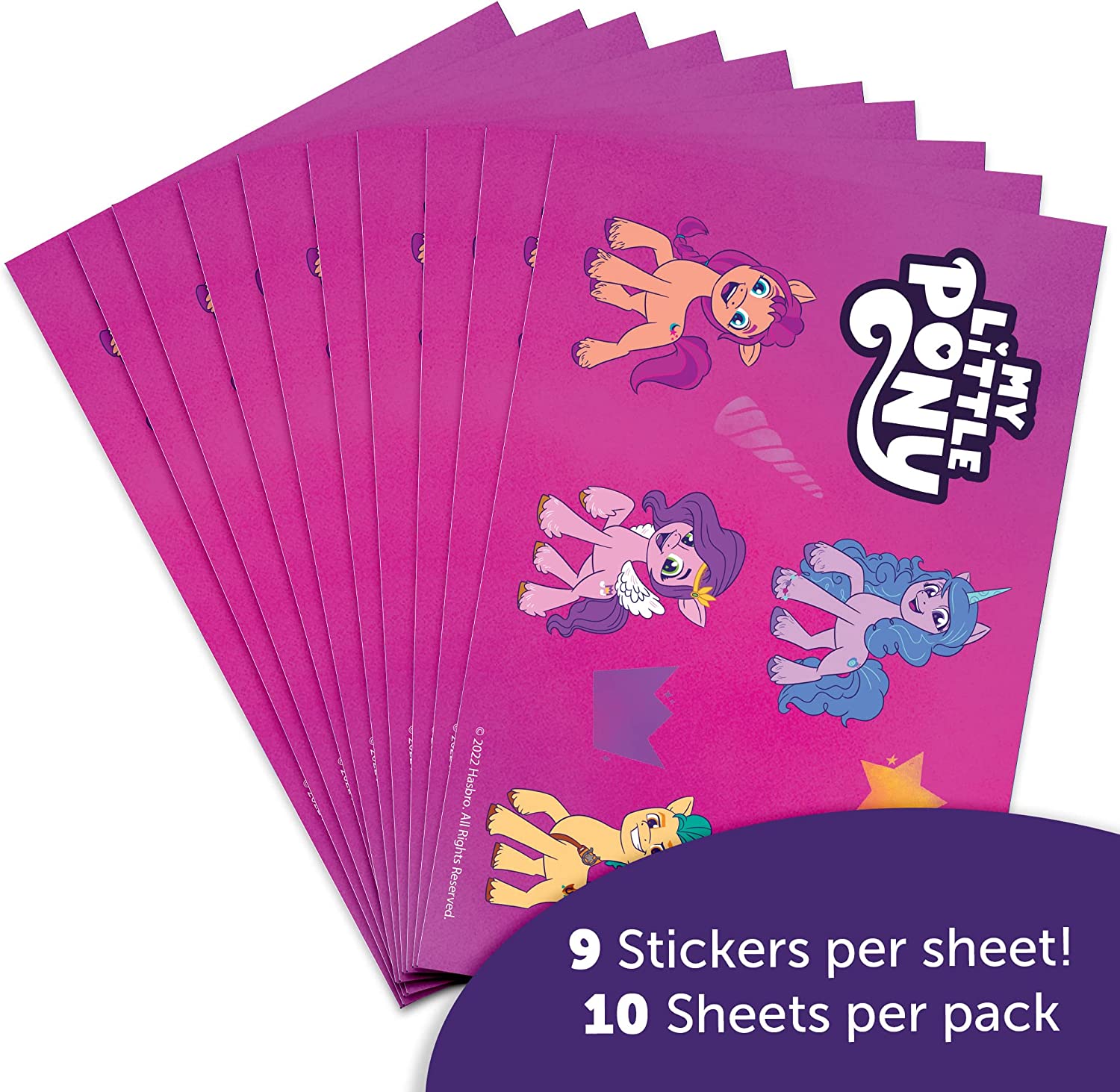 MLP: MYM Invitation Invites and Party Favor Sticker Pack 3