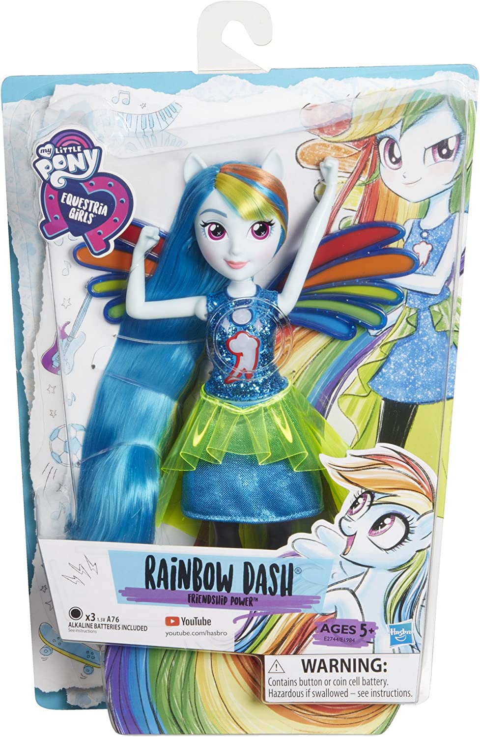 EG Rainbow Dash Fashion Figure Doll 1