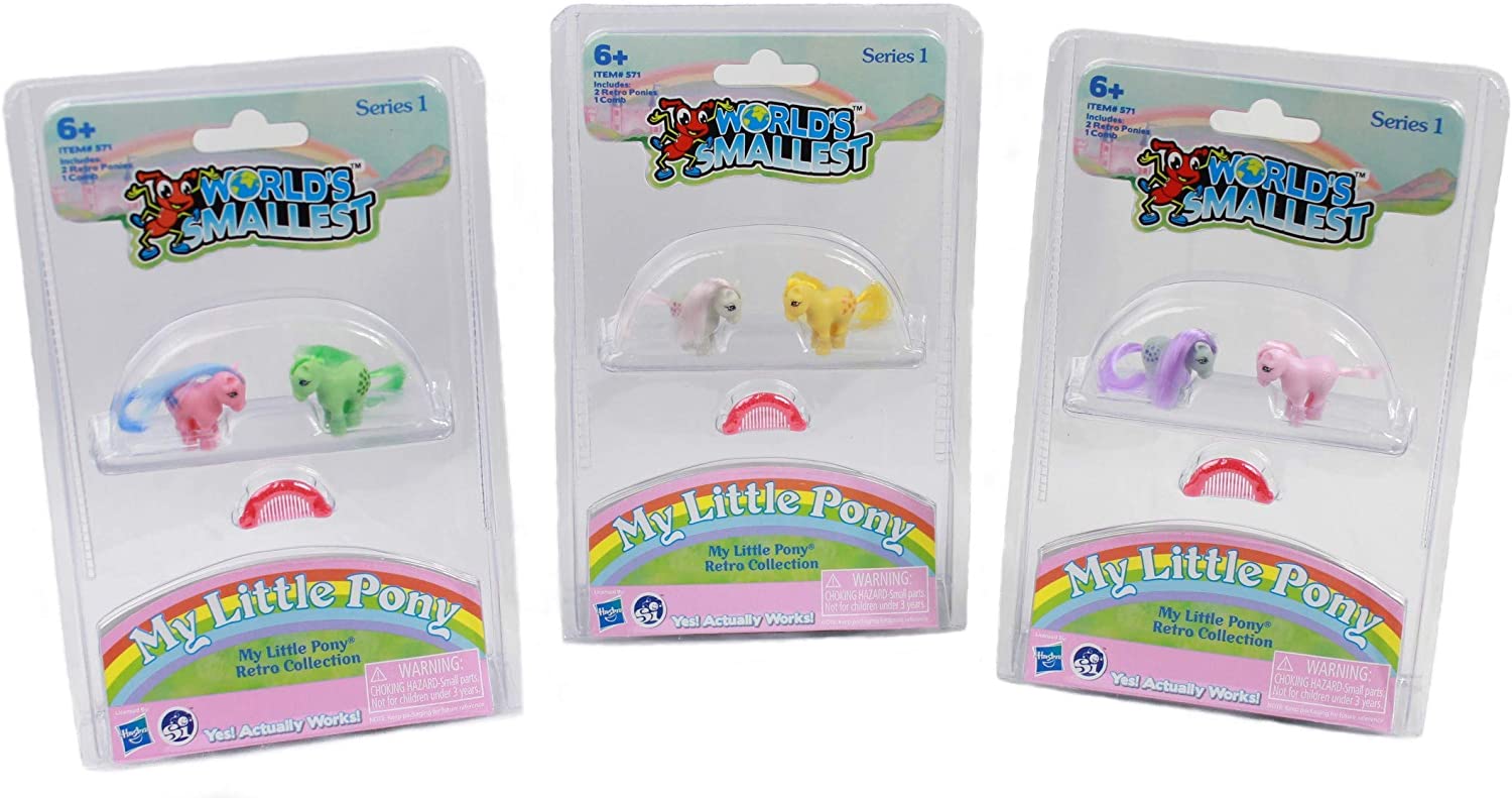 MLP Worlds Smallest Retro Pony Mini Figure Bundle 1