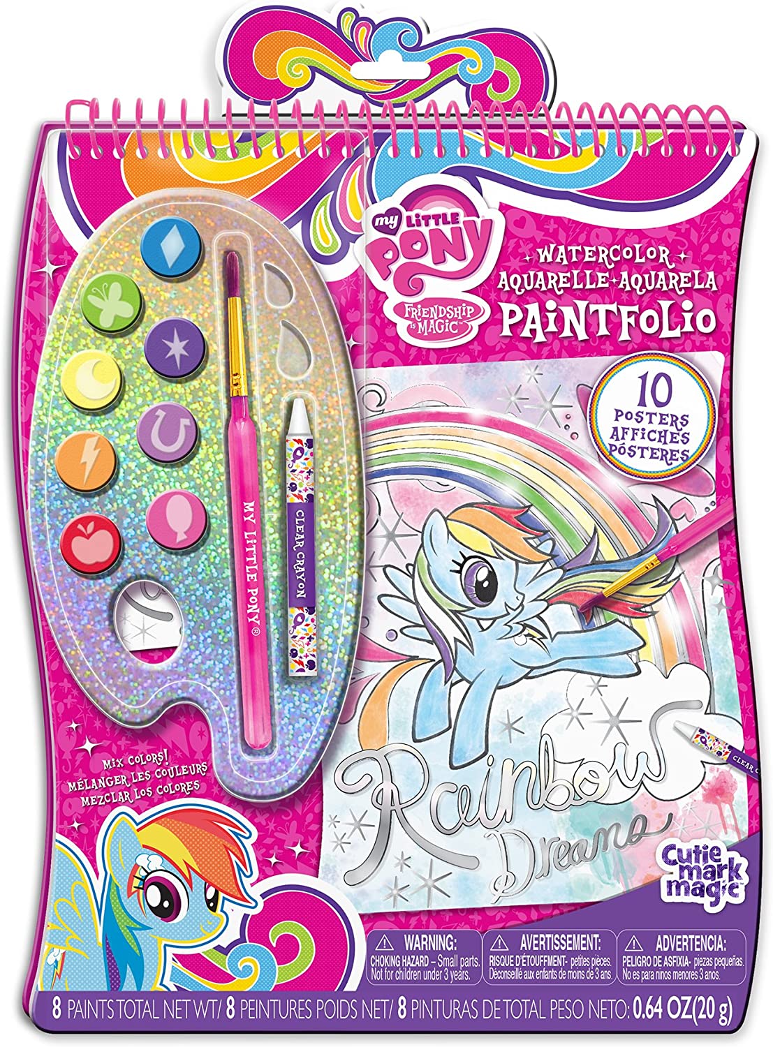 MLP Watercolor Paintfolio Kit Set 1