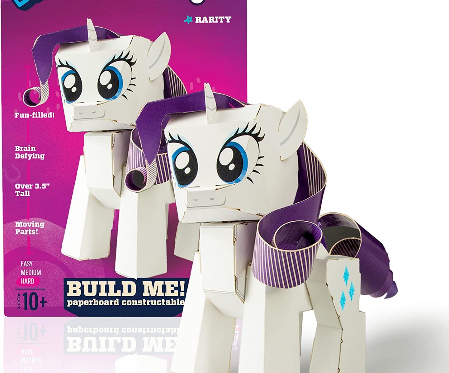 MLP Rarity Cubles 3D Paperboard Constructible Set 1