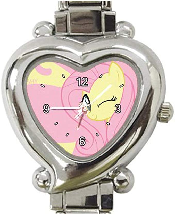 MLP Fluttershy Limited Edition Heart Italian Charm Watch