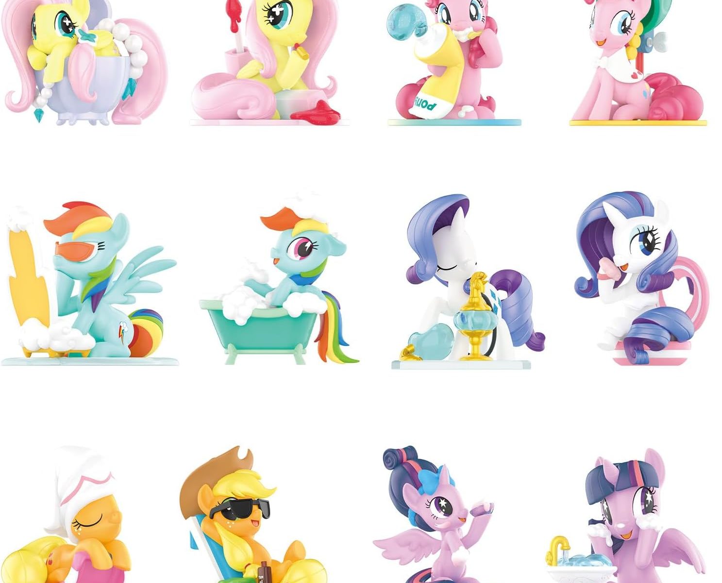 MLP Pretty Me Up Character Popular Collectible Figure 12-Pack Bundle 1