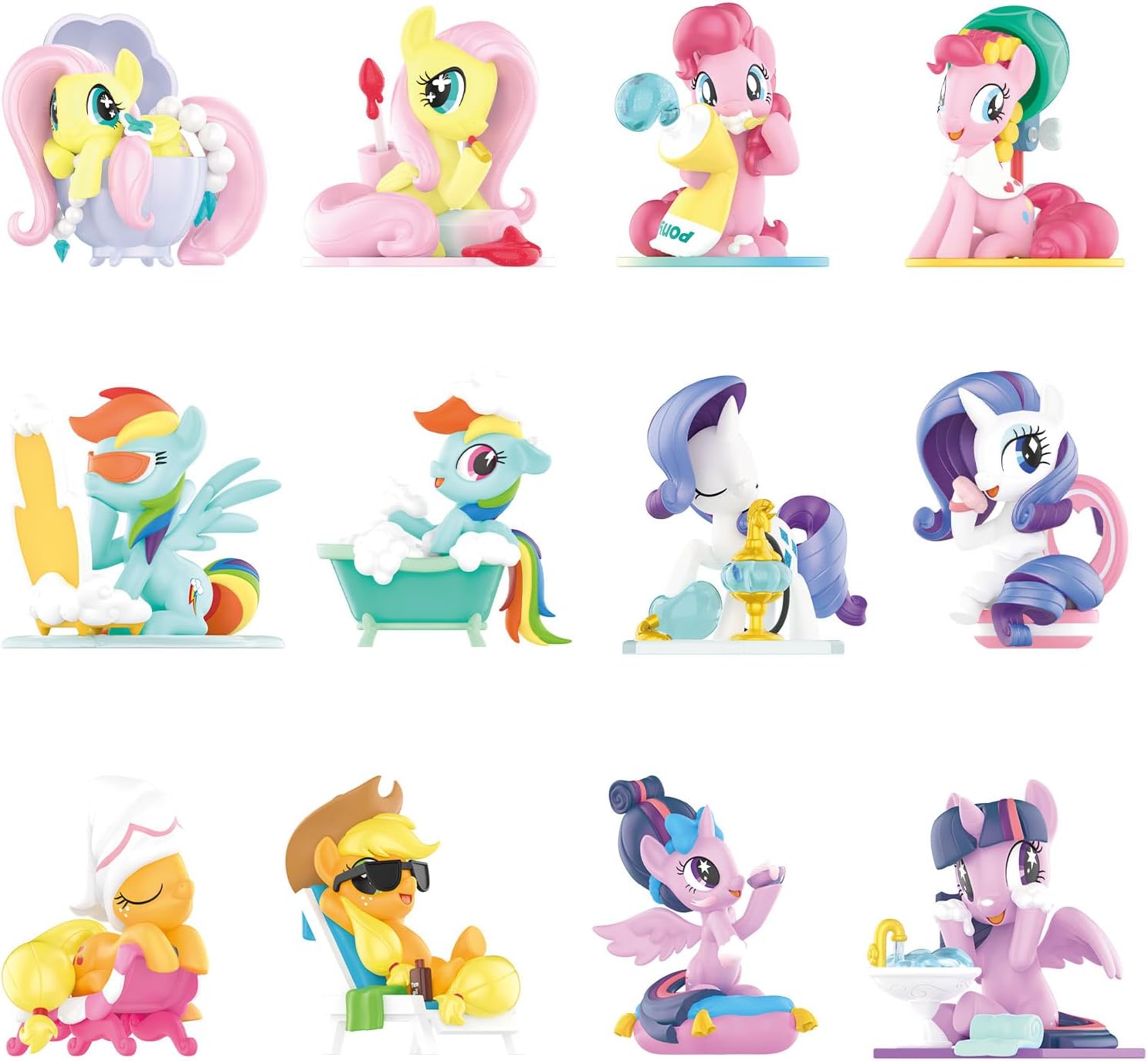 MLP Pretty Me Up Character Popular Collectible Figure 12-Pack Bundle 1