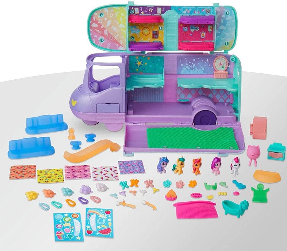 MLP Mini World Magic Mare Stream Van Play Set 2