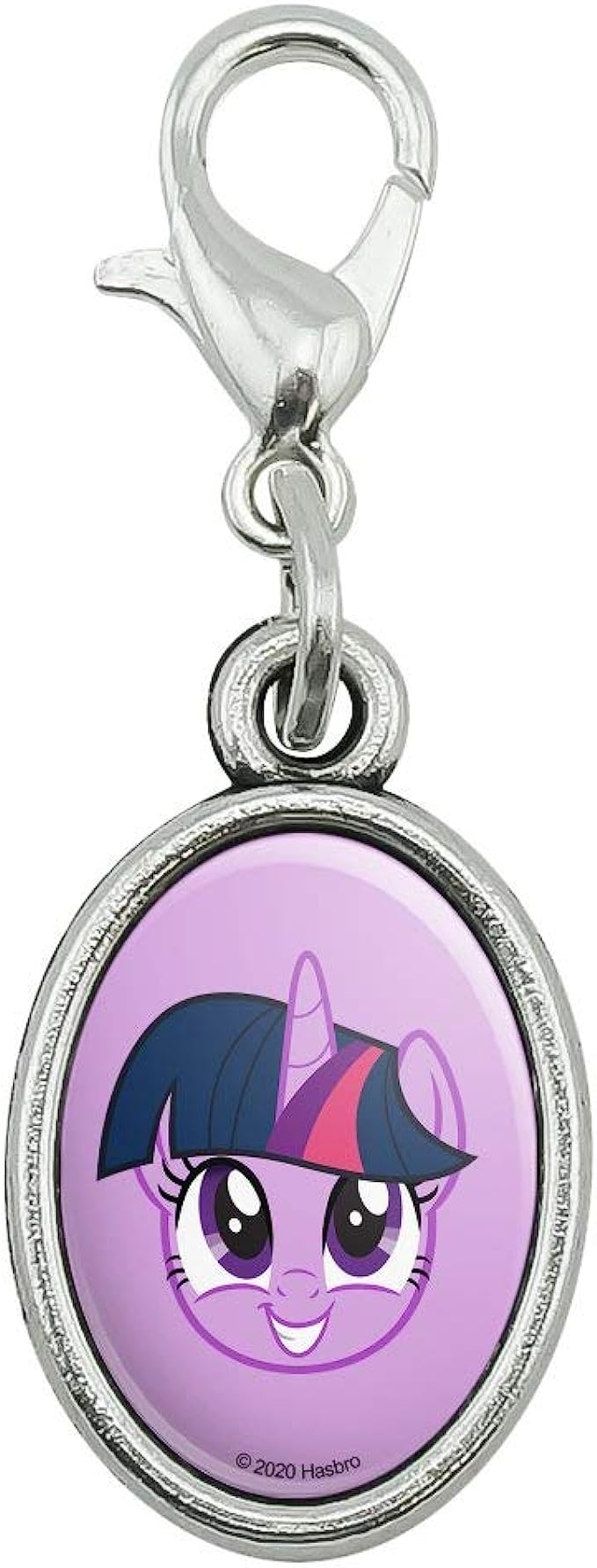 MLP Princess Twilight Sparkle Face Antiqued Bracelet Pendant Charm 1