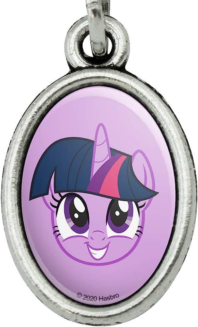 MLP Princess Twilight Sparkle Face Antiqued Bracelet Pendant Charm 2