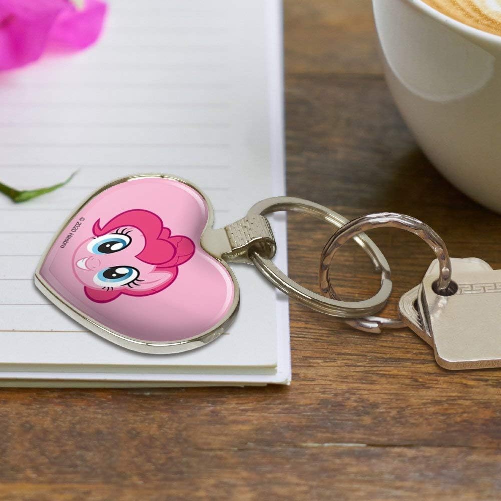 MLP Pinkie Pie Face Heart Keychain Ring 4