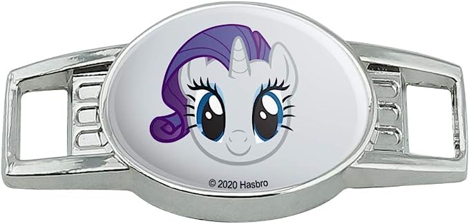 MLP Rarity Face Shoelace Tag Runner Gym Charm 1