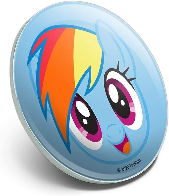 MLP Rainbow Dash Face Metal Tie Tack Hat Lapel Pin 2