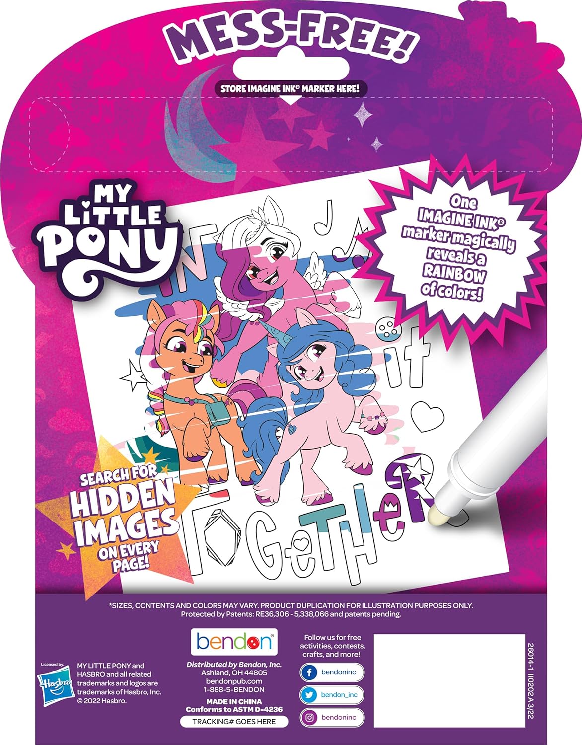 MLP: MYM Imagine Ink Magic Ink Pictures Book 2