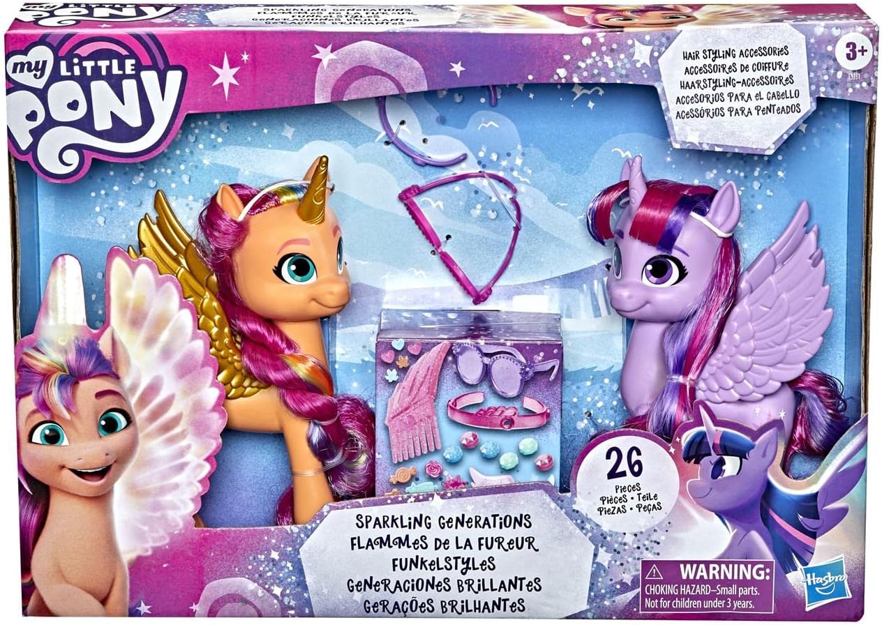 MLP: MYM Sunny Starscout and Princess Twilight Sparkle Sparkling Generations Figure 2-Pack