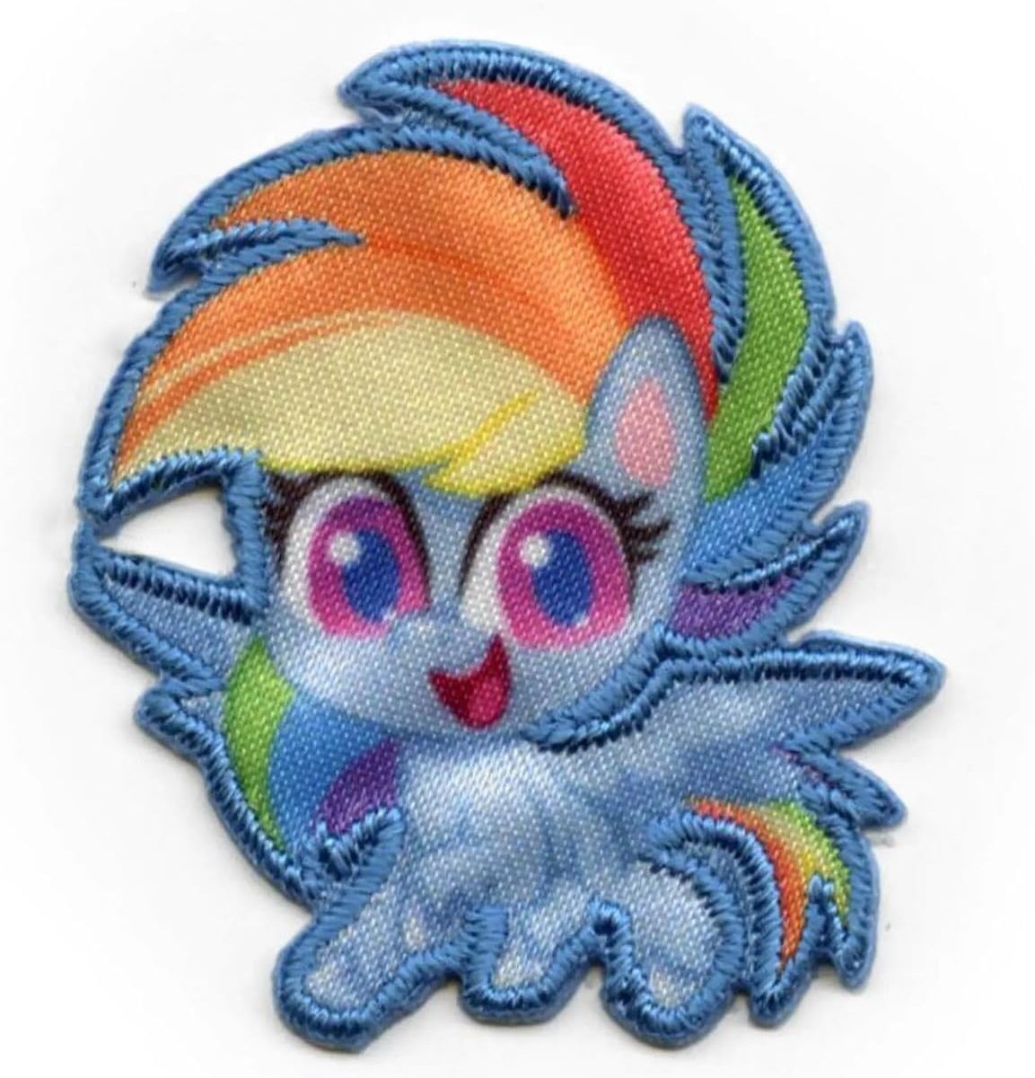 MLP: PL Rainbow Dash Sublimated Embroidery Iron On Patch 1