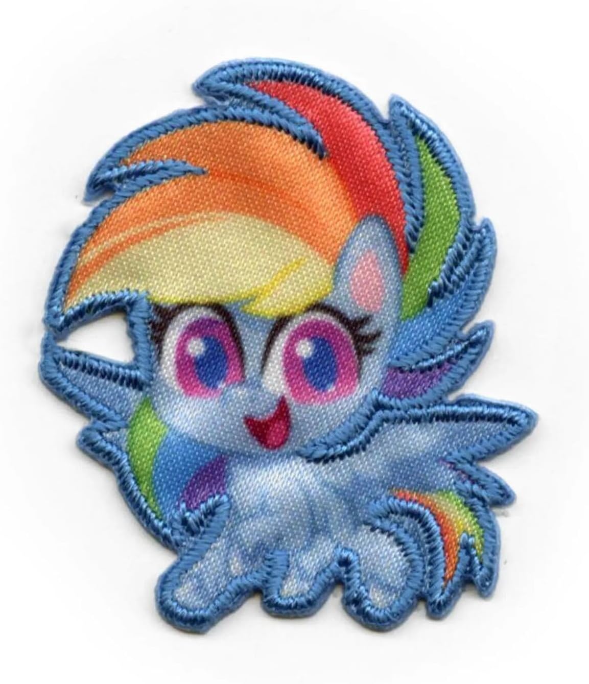 MLP: PL Rainbow Dash Sublimated Embroidery Iron On Patch 1