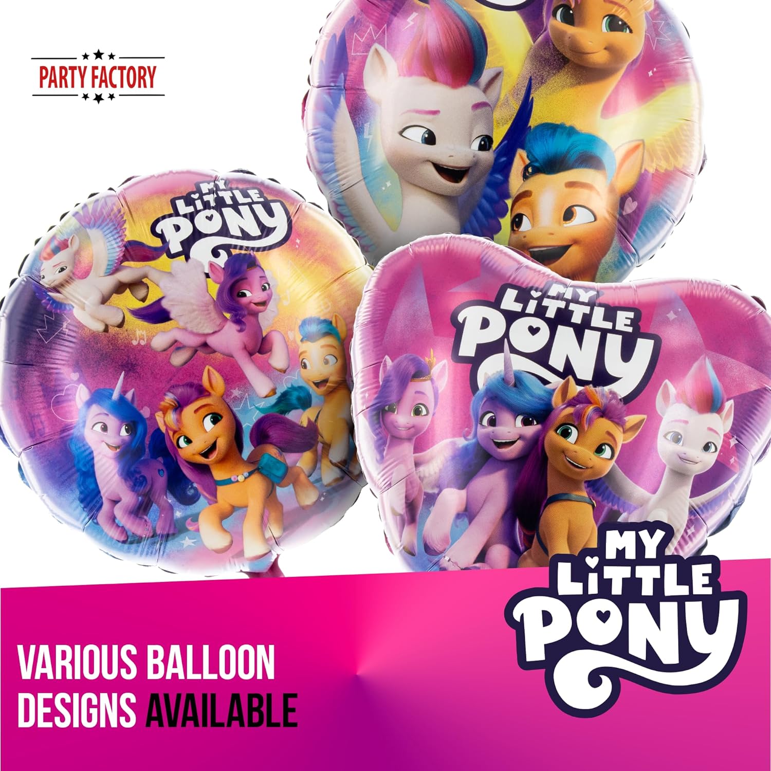 MLP: MYM Character Pony Heart Shaped Foil Party Balloon 3
